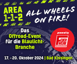 Area 112 - All wheels on Fire! Das Offroad-Event für die Blaulicht-Branche