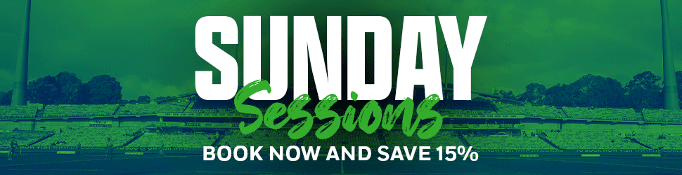 Sunday Sessions - Book now and SAVE 15%