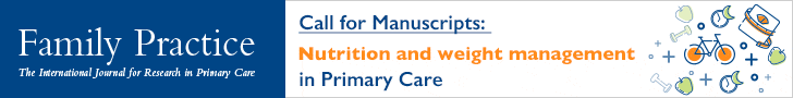 Call for Manuscripts: Nutrition and weight management in Primary Care