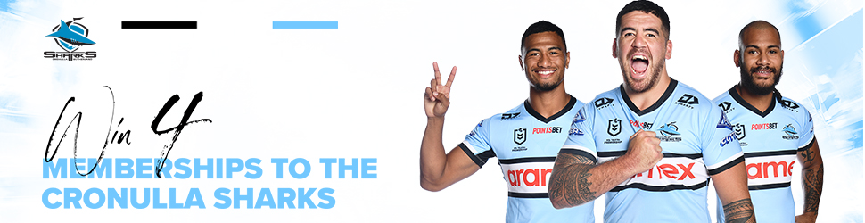 Win 4 Memberships to the Cronulla Sharks