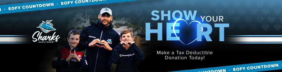 Sharks have heart - make your donation today